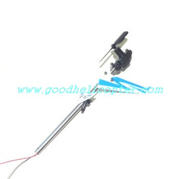 dfd-f101-f101a-f101b helicopter parts blue color tail set (tail big boom + tail motor + tail motor deck + tail blade + blue color tail decoration set)